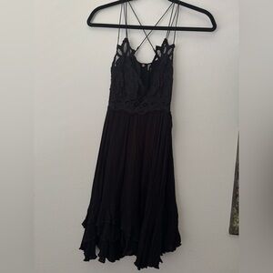Free People Mini Crochet Style Dress